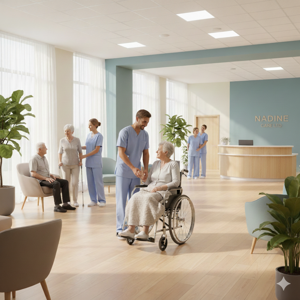 Modern hospital facility